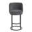 2-piece Linen-upholstered Bar Stools With Backrest For Kitchen Island-269811461