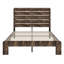Base de lit plateforme en bois sans bruit - Assemblage facile et grand rangement sous le lit