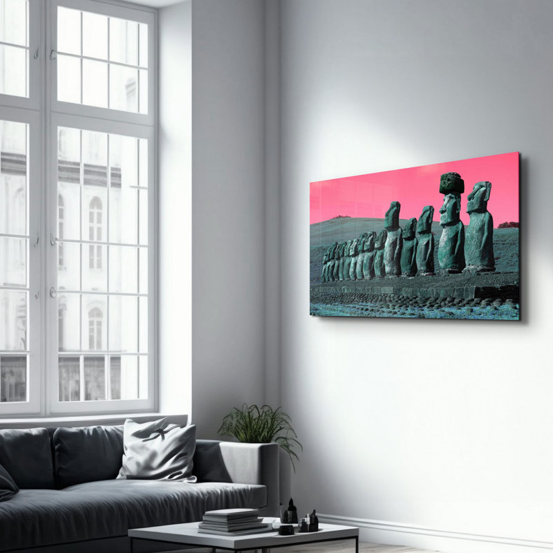 Peinture décorative en verre trempé