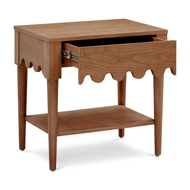Oodle Walnut Nightstand With Drawer