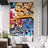 Vibrant Graffi Street Paint Peel & Stick Abstract Border-93867957