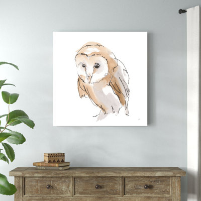 Barn Owl I by Chris Paschke - Wrapped Canvas Painting