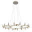 Nexus 16-Light Unique Wagon Wheel LED Chandelier