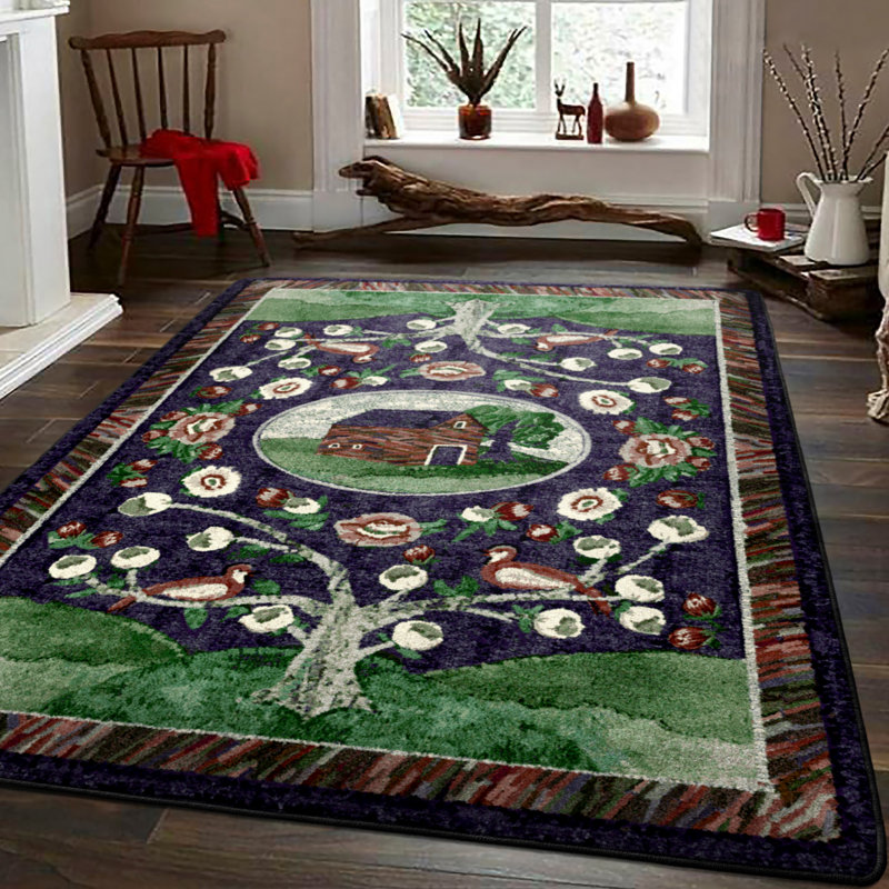Ayzah Floral Rug, Runner 2'1" x 7'8"