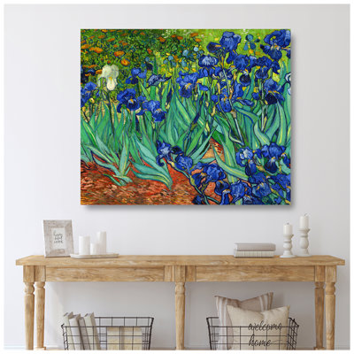 Irises by Vincent Van Gogh. The World Classic Art Reproductions, Giclee Canvas Prints Wall Art for Home Decor