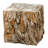 Mendes Solid Wood Tree Stump End Table