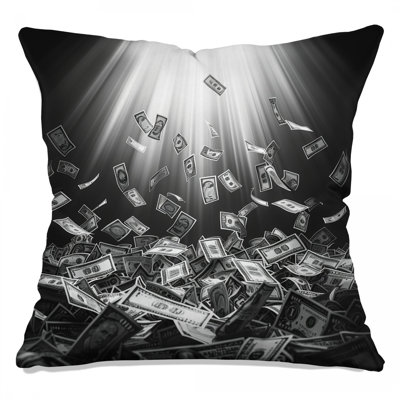 Coussin décoratif argent