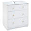 Meuble-lavabo simple 30 po avec lavabo blanc