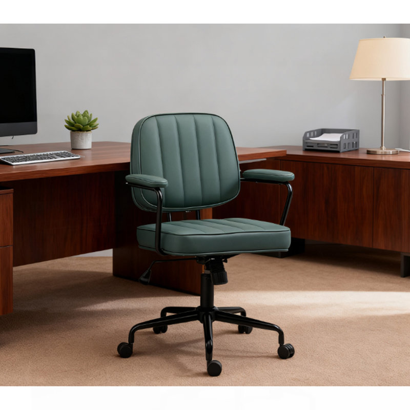 Chaise de bureau, réglable pour la maison et le bureau, sièges confortables avec une ambiance rétro élégante