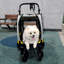 Caisse de voyage convertible pour chien pliable et portable