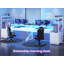 Bureau d'ordinateur 55 po avec 6 tiroirs-2430329