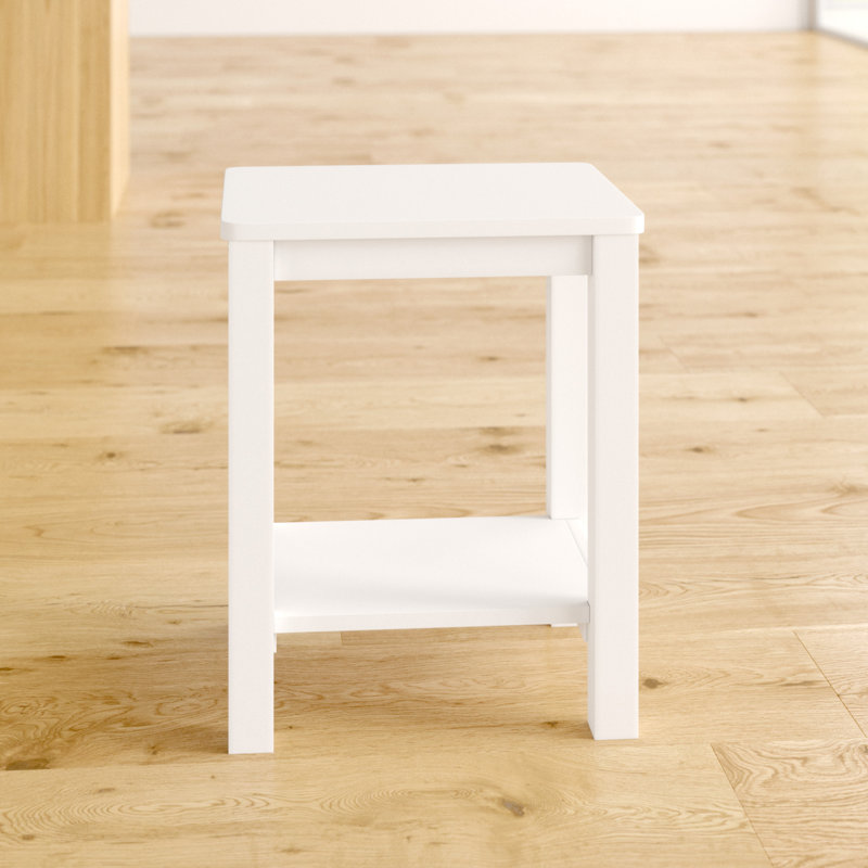 Tomeny Bedside Table, White