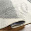 Uptown Geometric Hand Tufted Wool Area Rug in Beige/Black-600758214