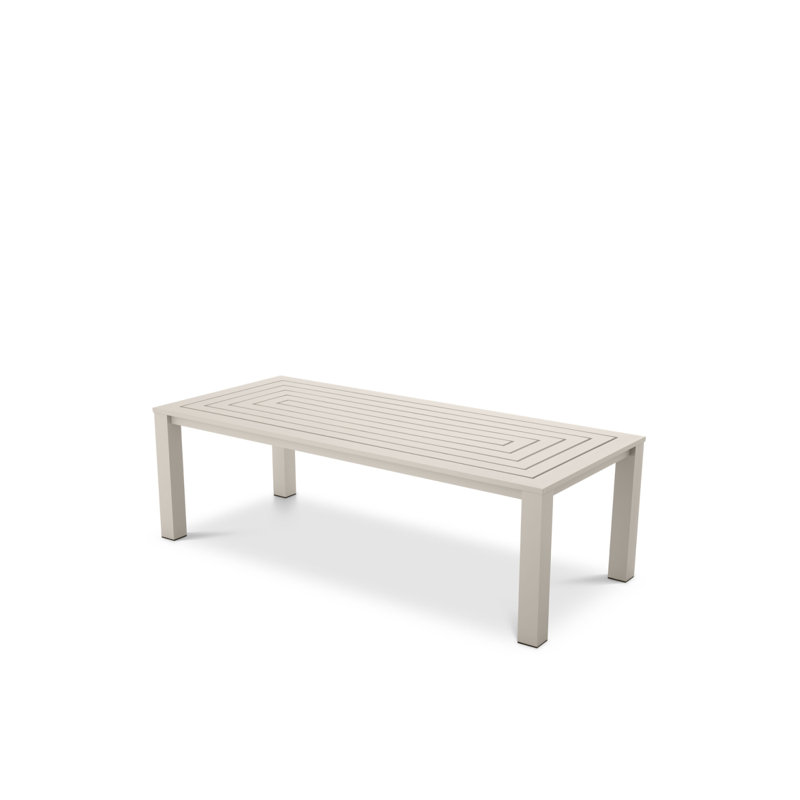 Vistamar Outdoor Coffee Table, Sand, 41.34" W x 94.49" L x 29.33" H