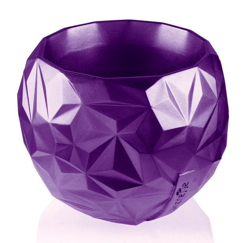 Handmade Pot Planter, Violet Metallic