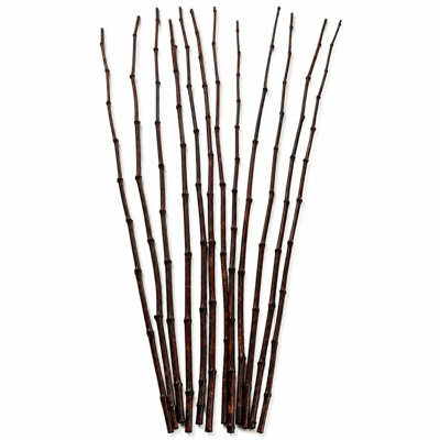 Ensemble de 12 tiges décoratives naturelles en bambou pour un vase, centre de table de décoration unique de 43 po Uniquewise