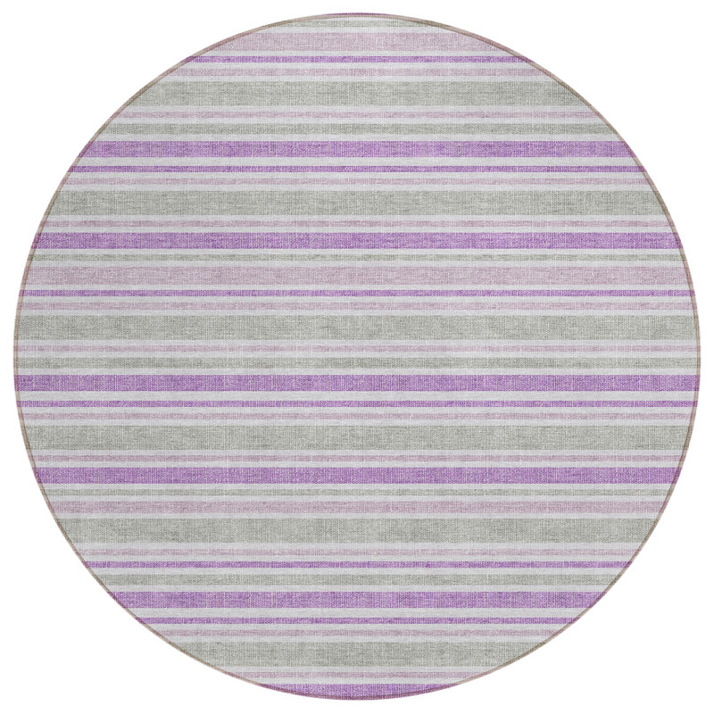 Tapis intérieur / extérieur Kinslee, Rond 8 pi
