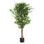 Ficus artificiel avec pot et tronc de bois 63 po Oech-136956391