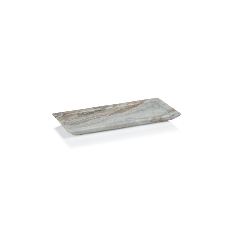 Plateau en marbre Altamura, H 0,5 po x l 11 po x P 5 po