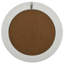Gioia Wood Round Wall Mirror-895599340