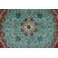 Tapis de surface en laine ovale 10 pi x 5 pi 10 po one-of-kind noué la green Massimo
