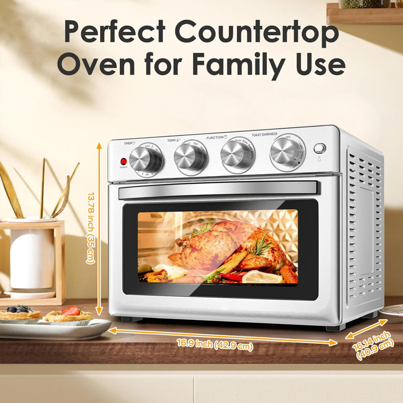 Air Fryer Toaster Oven Combo, 26QT