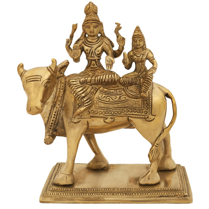 Lord Shiva avec Parvati sur Nandi