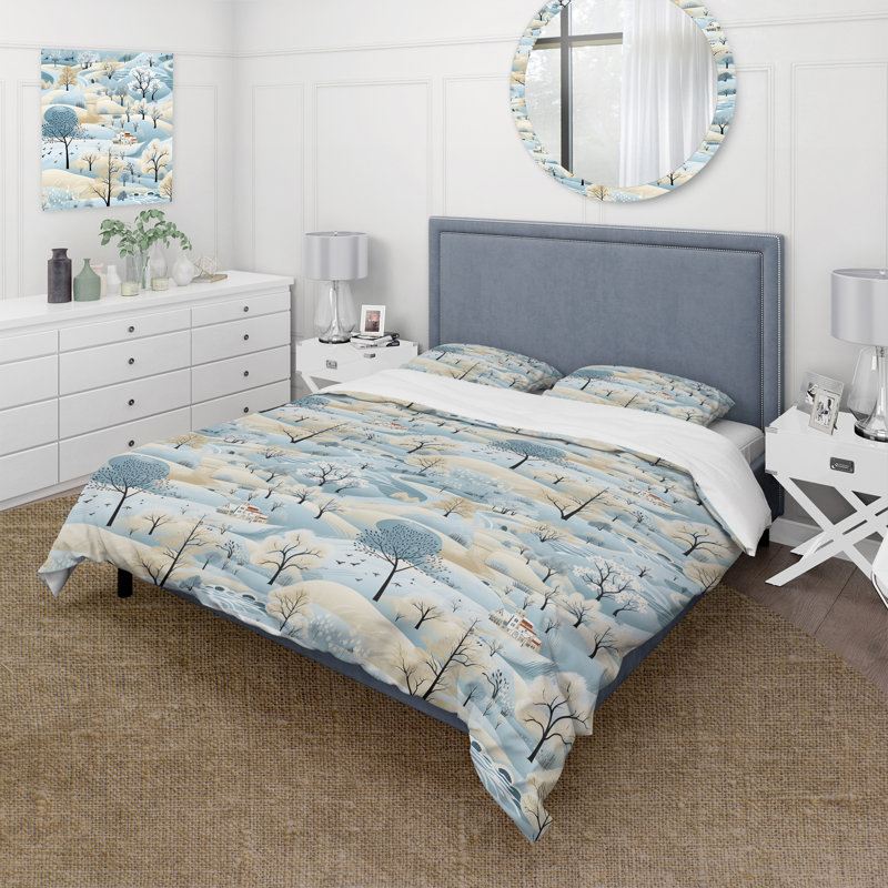 Literie scandinave d'hiver I Bedding, Housse de couette simple + 1 taie décorative stan
