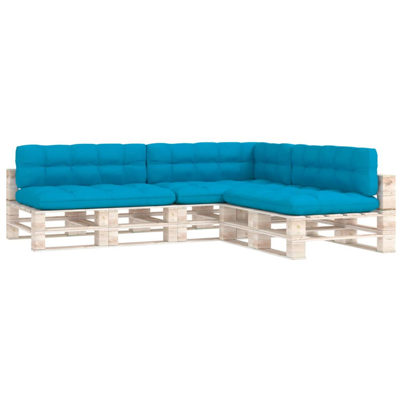 Coussin de siège / dossier d'extérieur VidaXL, Bleu