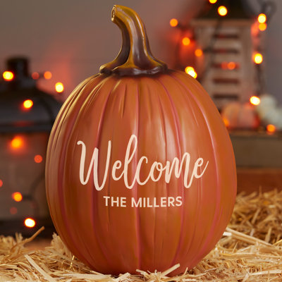 Seasonally Script Personalized Pumpkins