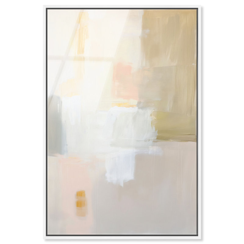 Pastel Embers IV High-Gloss Frameless Acrylic Glass Wall Art Abstract Print by Oliver Gal, Ready to Hang, 10 x 15