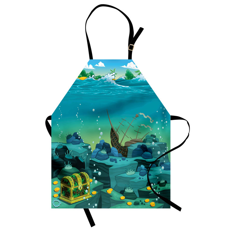 No Pattern Bib Apron