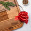 Viking Acacia Wood Carving Board with Juice Groove & Metal Handles