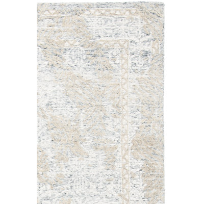 Tapis abstrait en laine et coton touffetés à la main Pezanetti