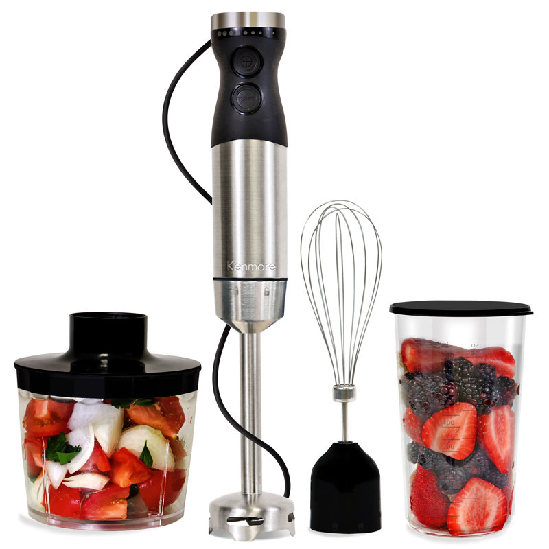 Kenmore Immersion Hand Blender Handheld Blending Stick Food Chopper