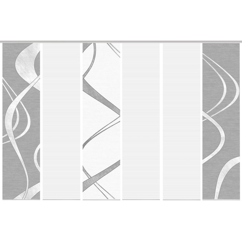 Pennell Semi Sheer Curtain Panel Pair