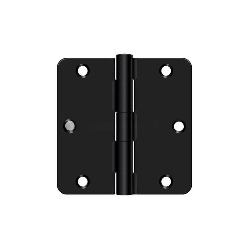 Steel Hinge, Paint Black