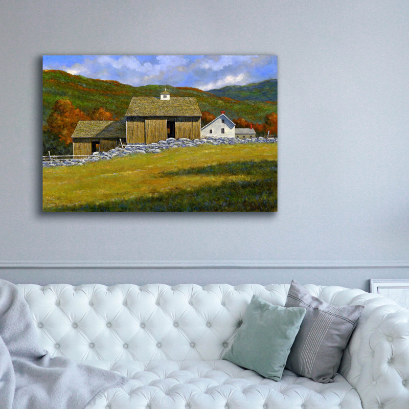 Toile épique «The Vermonter» par Michael Fratrich, 60 po x 40 po