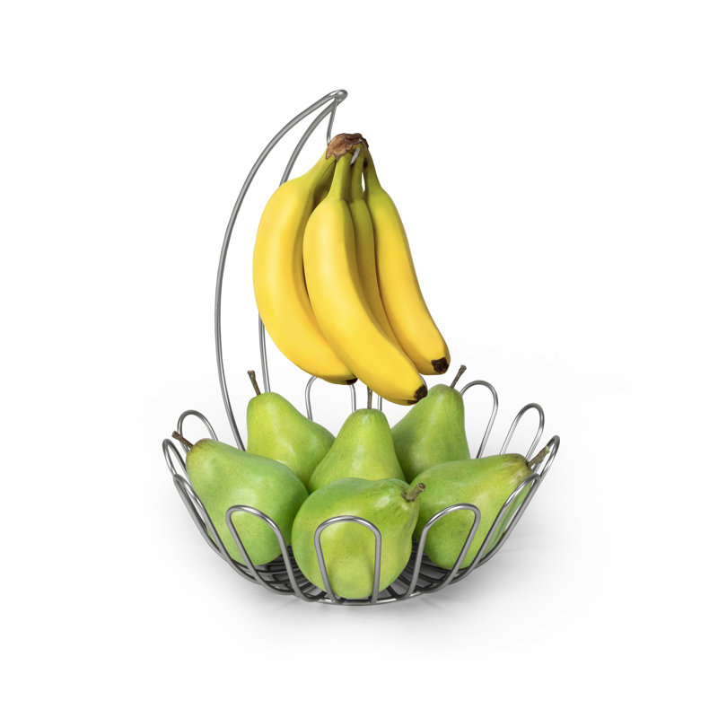 Rebrilliant Jamel Fruit Holder, Satin Nickel