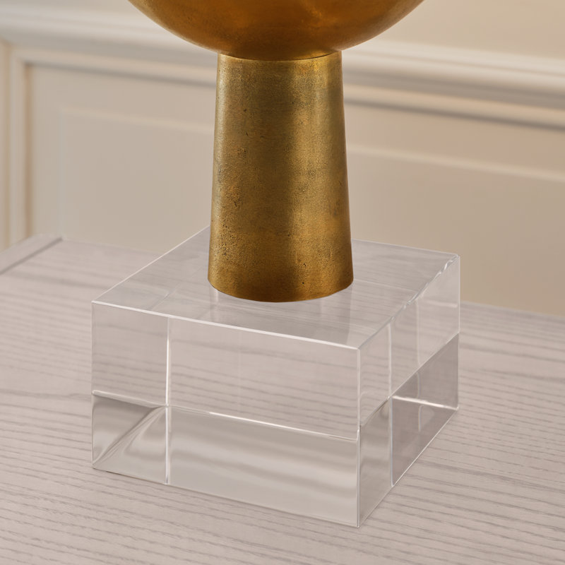 Eadan Table Lamp, Museum Brass