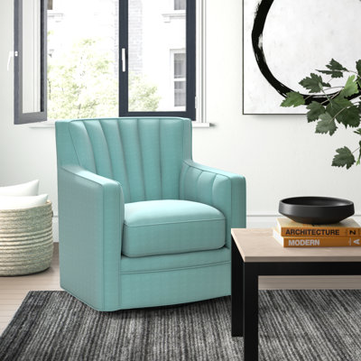 Bima Upholstered Swivel Armchair