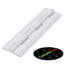 4x White Acrylic Piano Hinges 150 mm, Self-Adhesive, No Glue Required