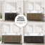 Meuble-lavabo simple en chêne gris 24 po X P 18 po D, dessus en acrylique et robinet-1580639453