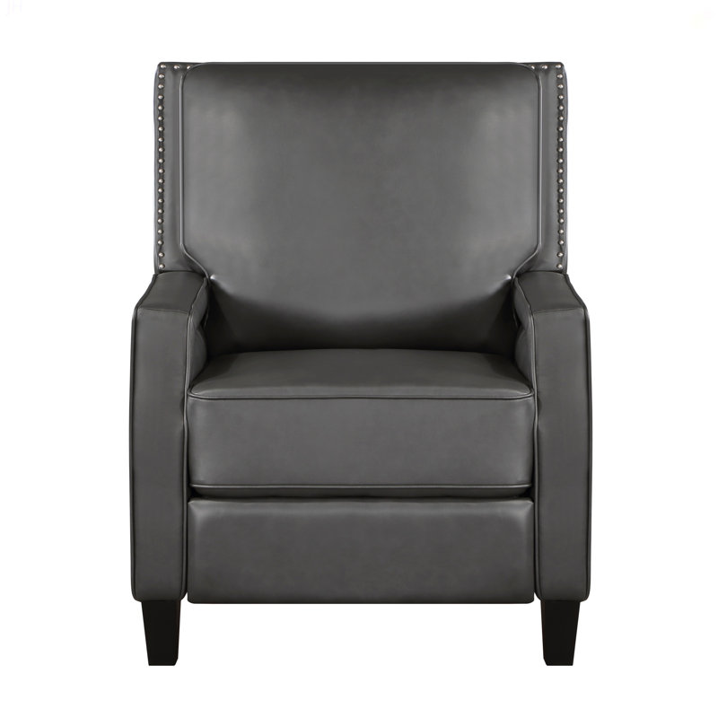 Fauteuil inclinable à dossier poussoir 1pc, Gris