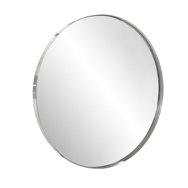 Miroir rond en acier inoxydable