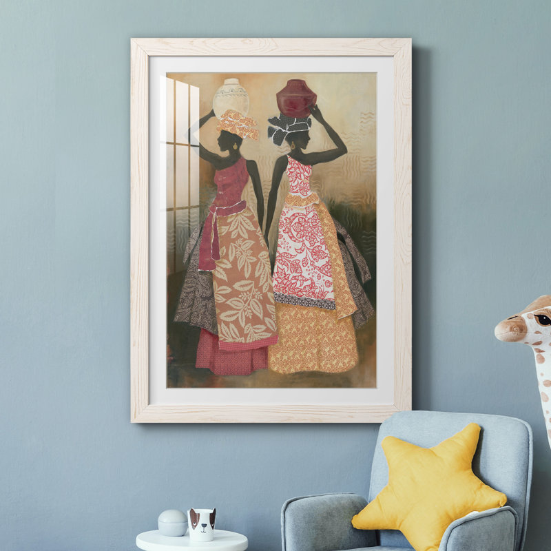 Village Village II - impression encadrée, Cadre blanc, H 37,5 po x l 27,5 po x P 1,5 po
