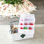 Green Polyester Ornament Chest with Cream Detail and Cardboard Inserts-1940320172