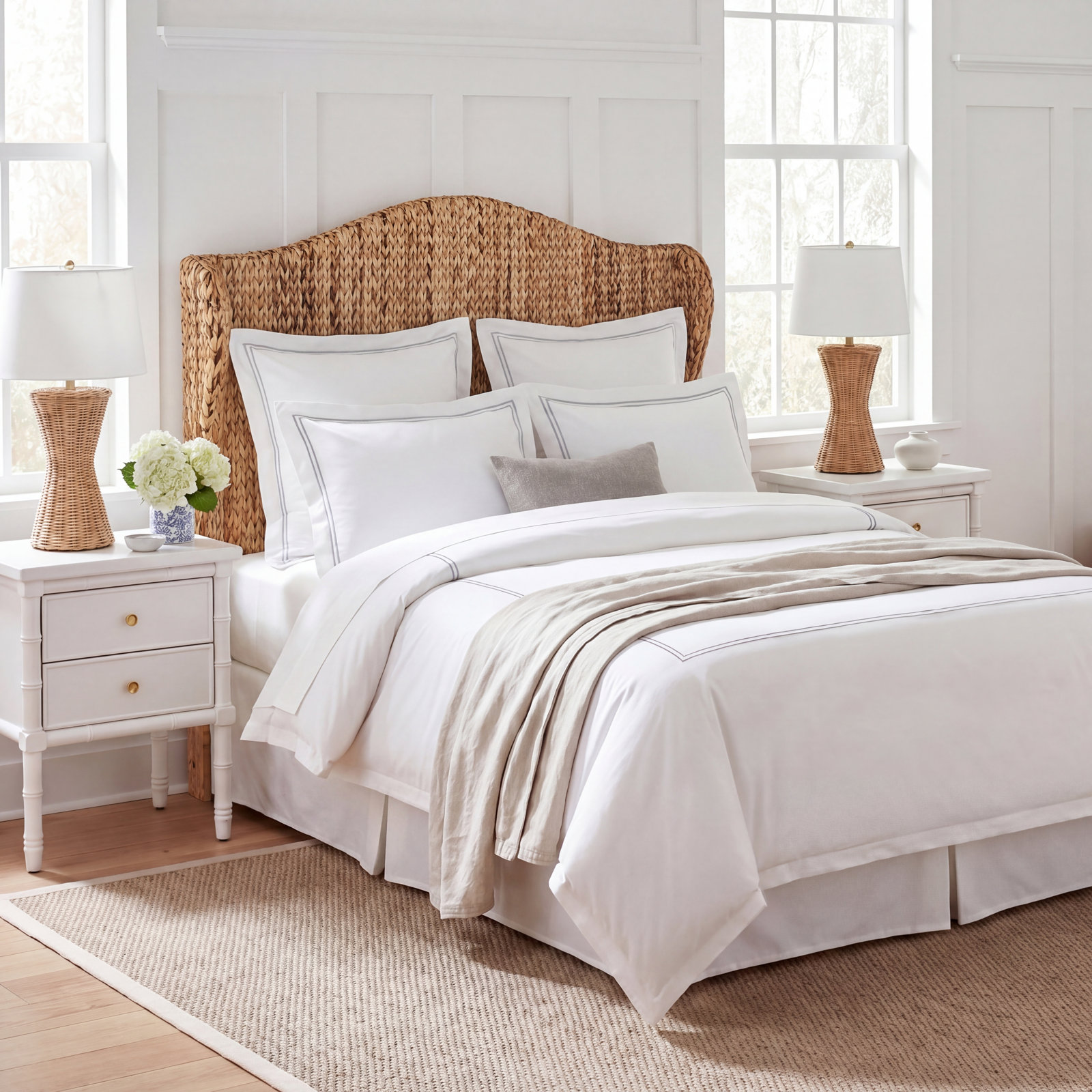 Tifa Headboard, Natural, Queen