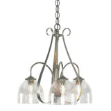 Sweeping Taper 3 - Light Shaded Classic/Traditional Chandelier
