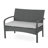CORDOBA KD WICKER 4 PC CHAT SET